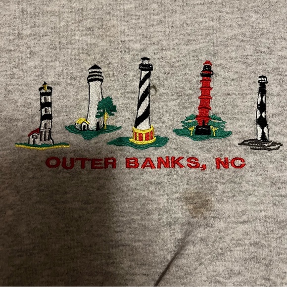 BUNDLE of 2 Vintage Beach Crewnecks - Picture 7 of 9